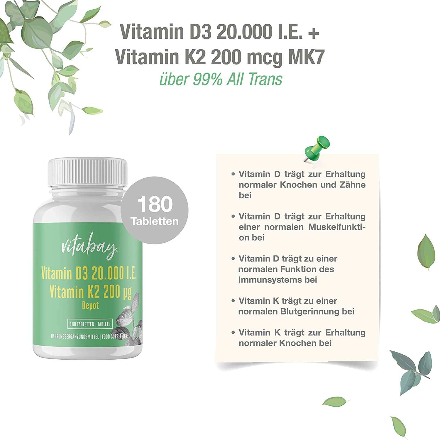 Vitamin D Tabletten